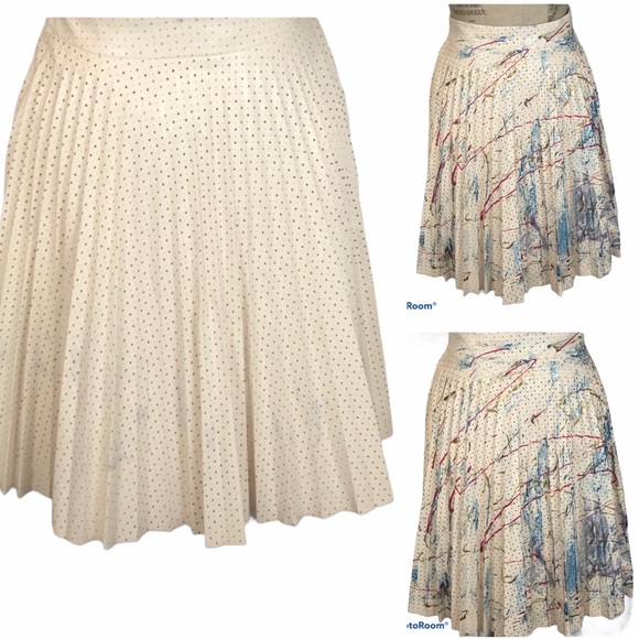 NWOT Faux Leather Paint🎨Splatter Skirt - Picture 3 of 9